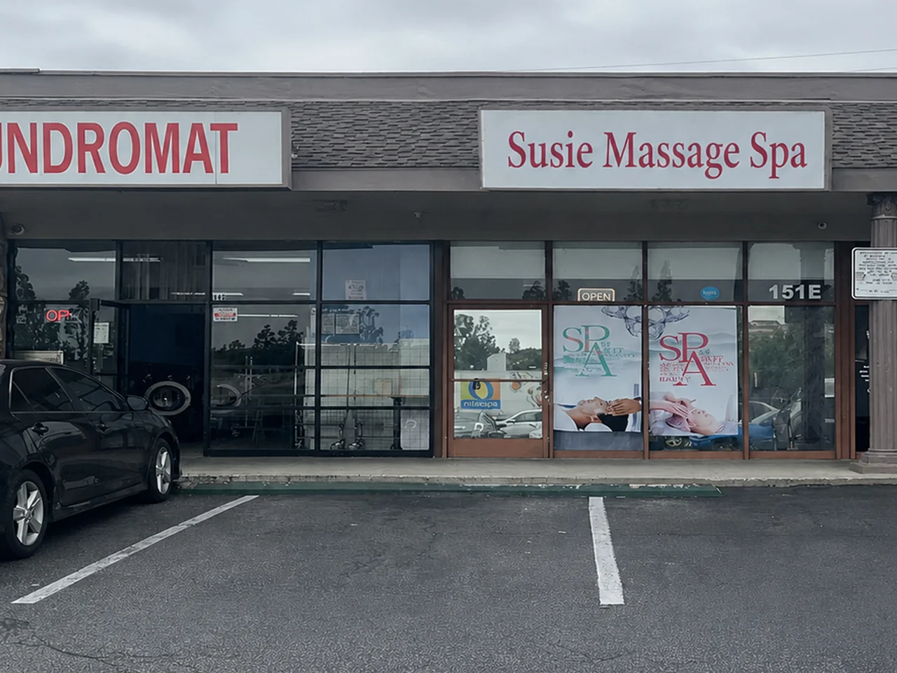 Susie Massage Spa storefront on Imperial Hwy in La Habra